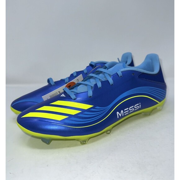 adidas F50 Messi League FG MG Soccer Football MLS JP7447 Cleats Men 11 Blue NEW main image 4